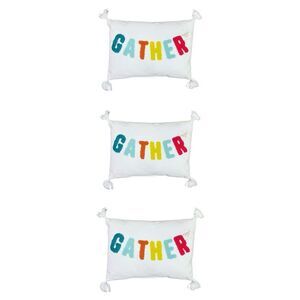 Target GATHER Decorative Pillow - Set of 3